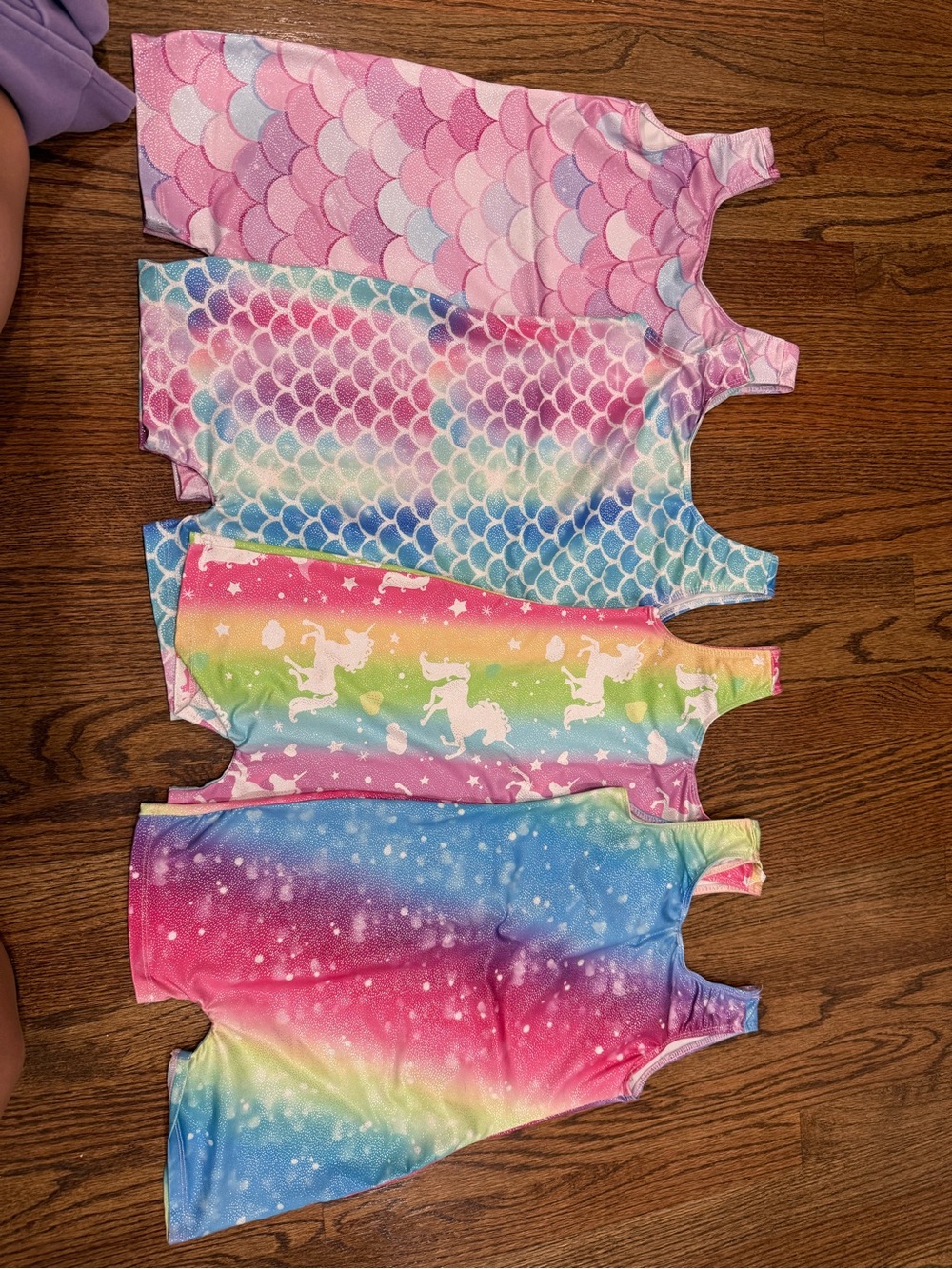 Girls gymnastics leotard bundle